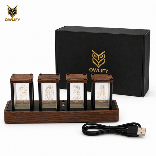 Owlify TimeNest RGB Desktop Display Clock