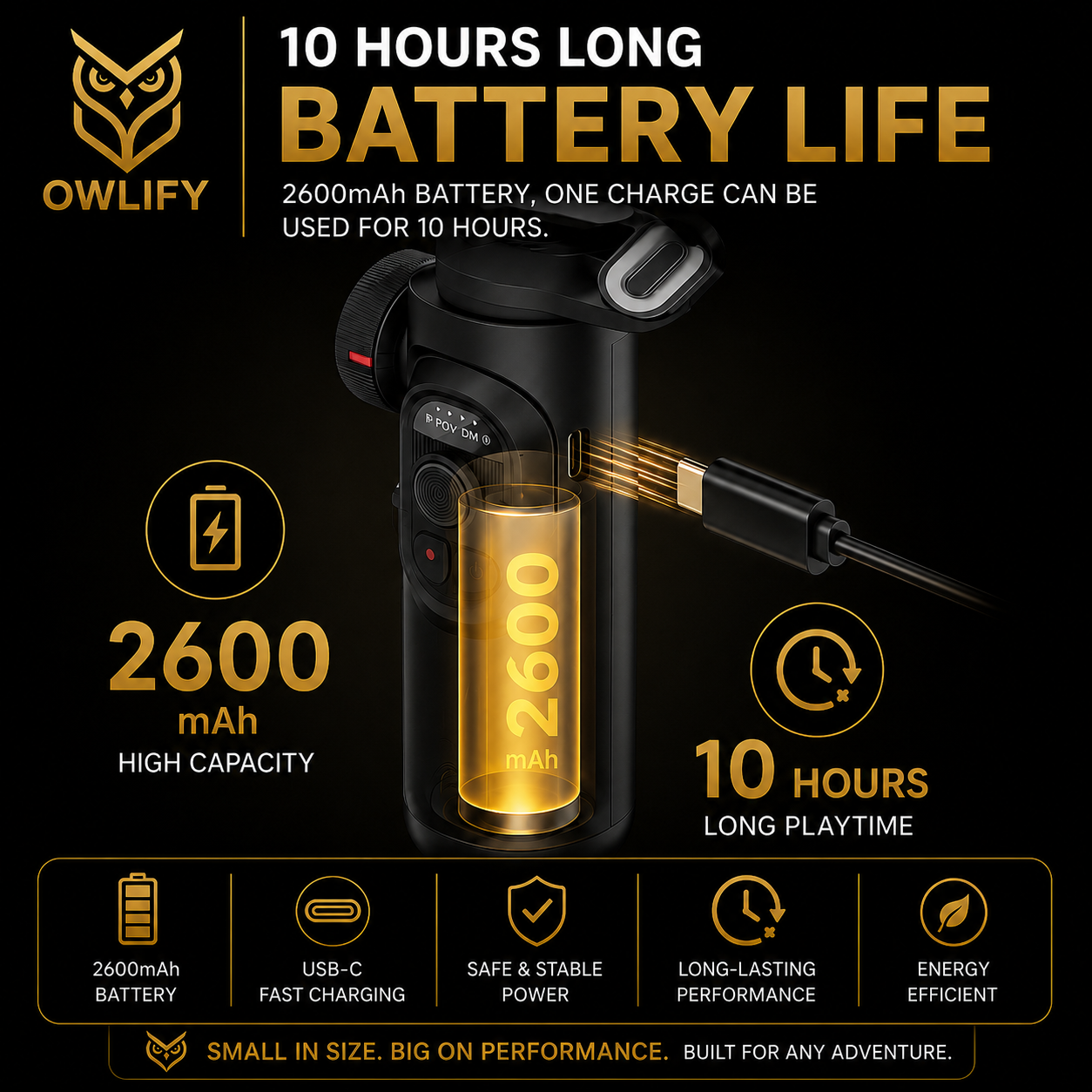 3-Axis Handheld Gimbal Stabilizer — Foldable Smartphone Vlog PTZ